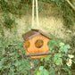 Vogelfutterhaus reine Handarbeit Gartendeko zum aufhängen oder hinstellen - BalkanwoodDesign Handmade