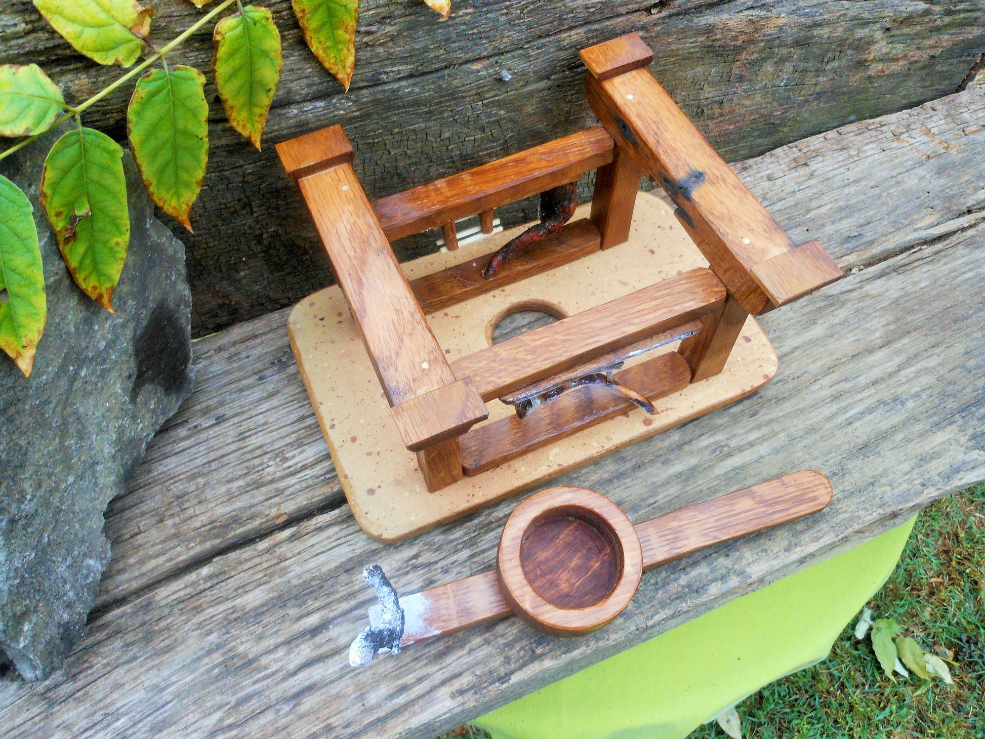 Stövchen upcycling  Tee Wärmeplatte   Wärmeplatte für Speisen Teelicht Kaffeewärmer - BalkanwoodDesign Handmade