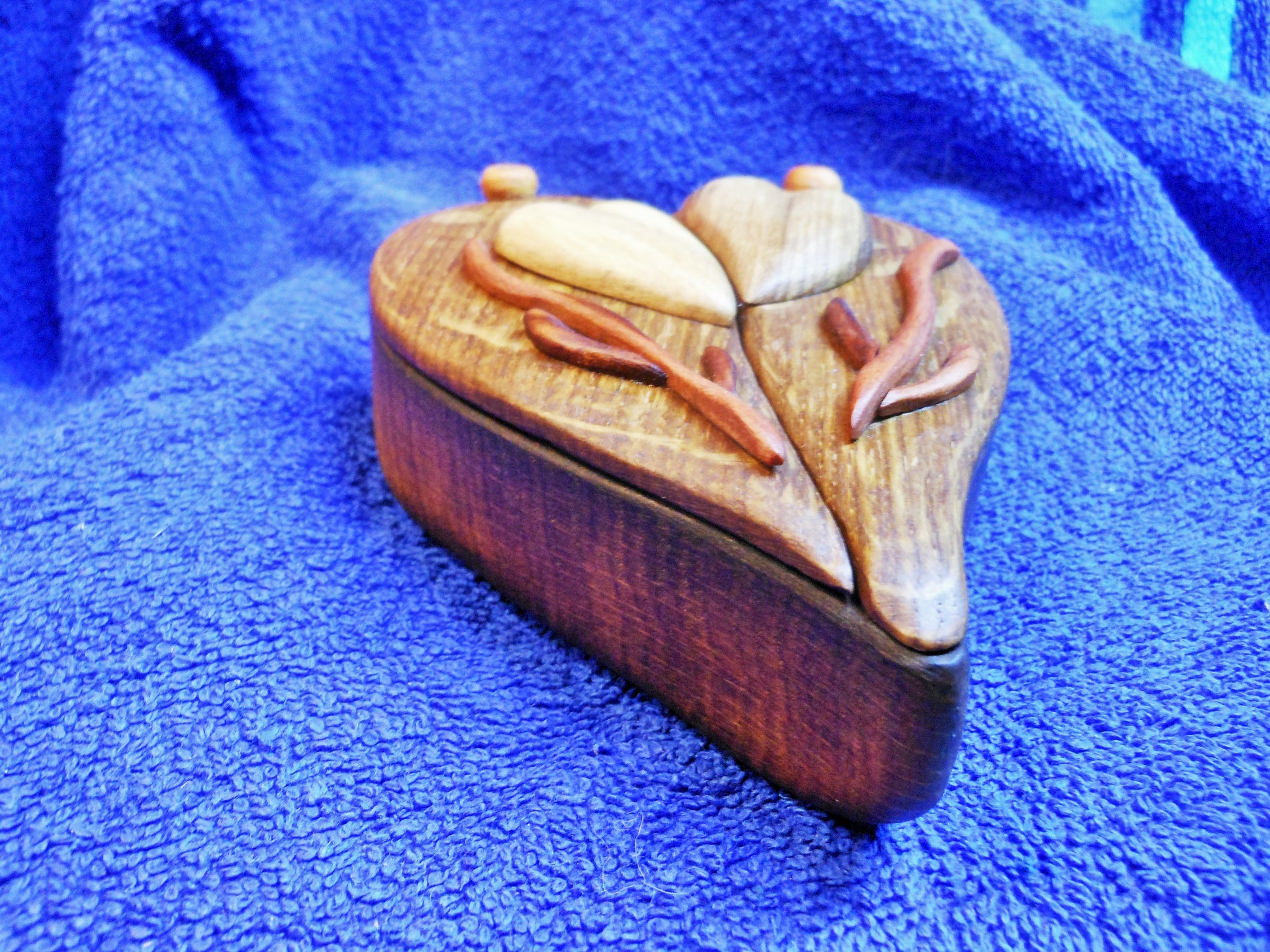 Ringbox Schmuckbox Hochzeitsgeschenk aus uraltem Weinfaß-Eichenholz upcycling - BalkanwoodDesign Handmade