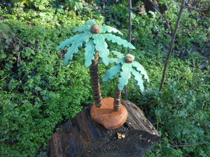 Palme aus Holz Handarbeit upcycling Deko  Wooden palm tree handmade upcycling - BalkanwoodDesign Handmade