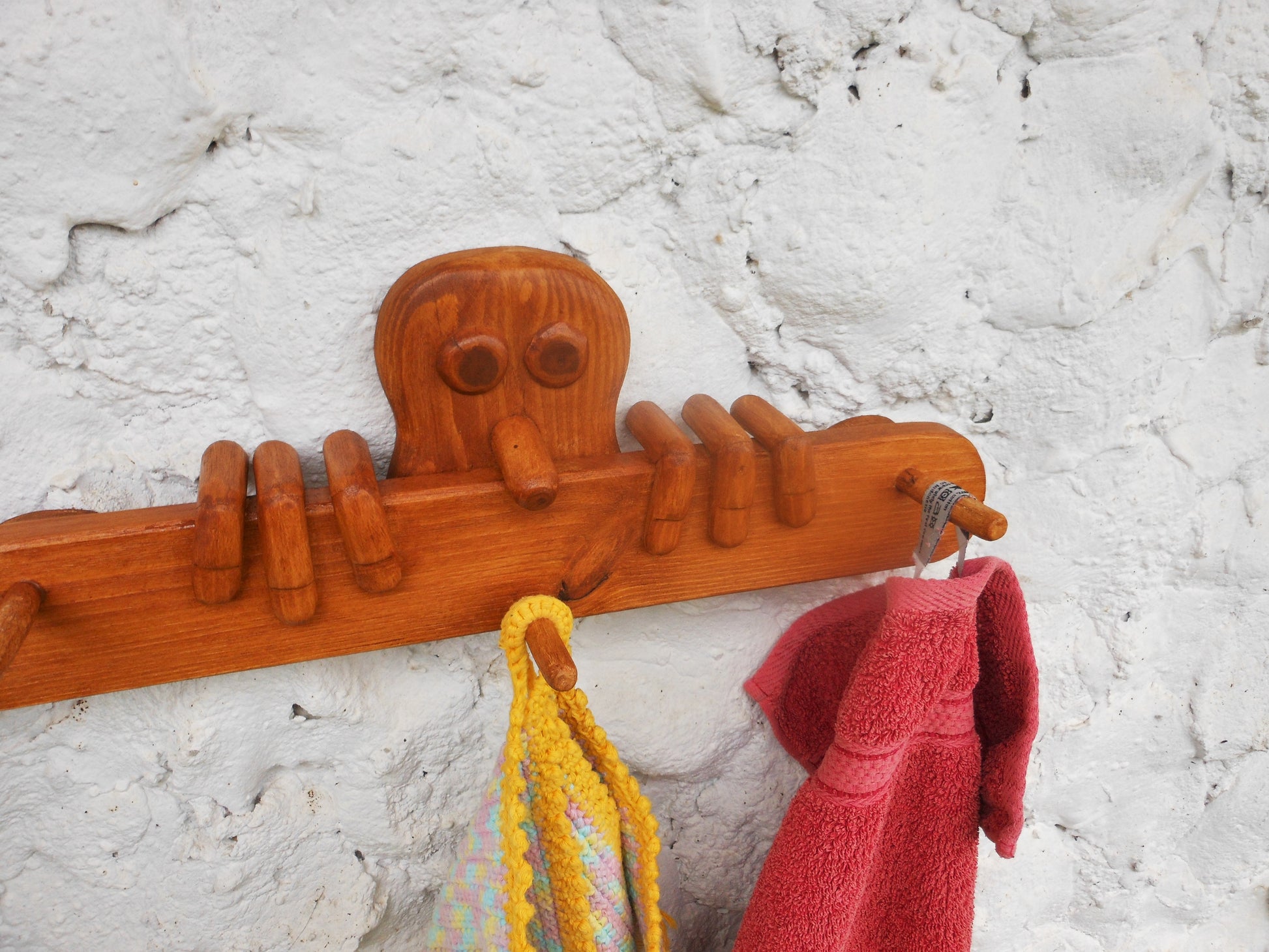 Gaderobe  Handtuchhalter Aufhänger für Kinder Kleiderhaken - BalkanwoodDesign Handmade