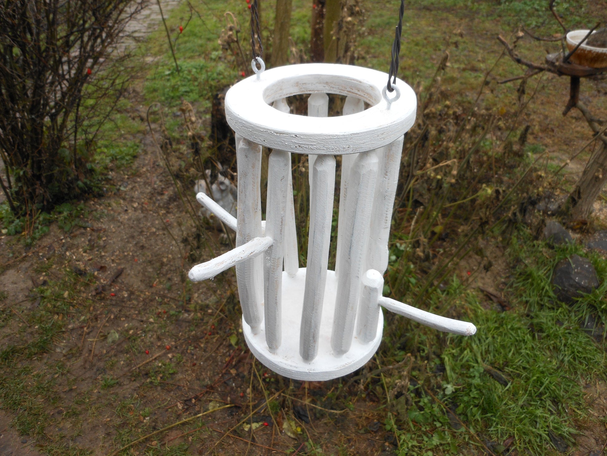 Meisenknödelhalter für Knödel ohne Netz Vogelfutter  Vogelfutterplatz Birdfeeder - BalkanwoodDesign Handmade
