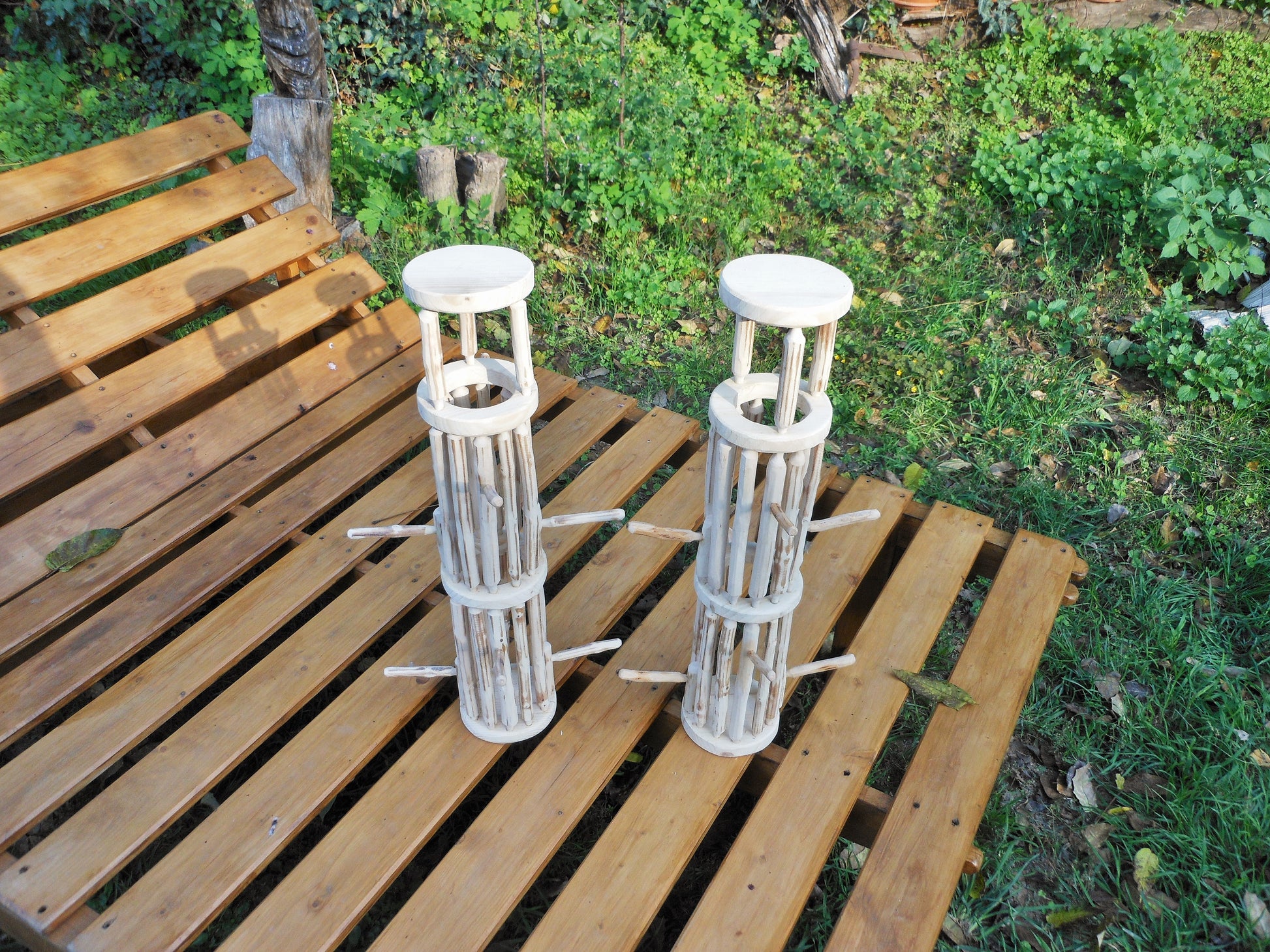 Meisenknödelhalter für Knödel ohne Netz XXL  Tit dumpling holder for dumplings without net XXL - BalkanwoodDesign Handmade