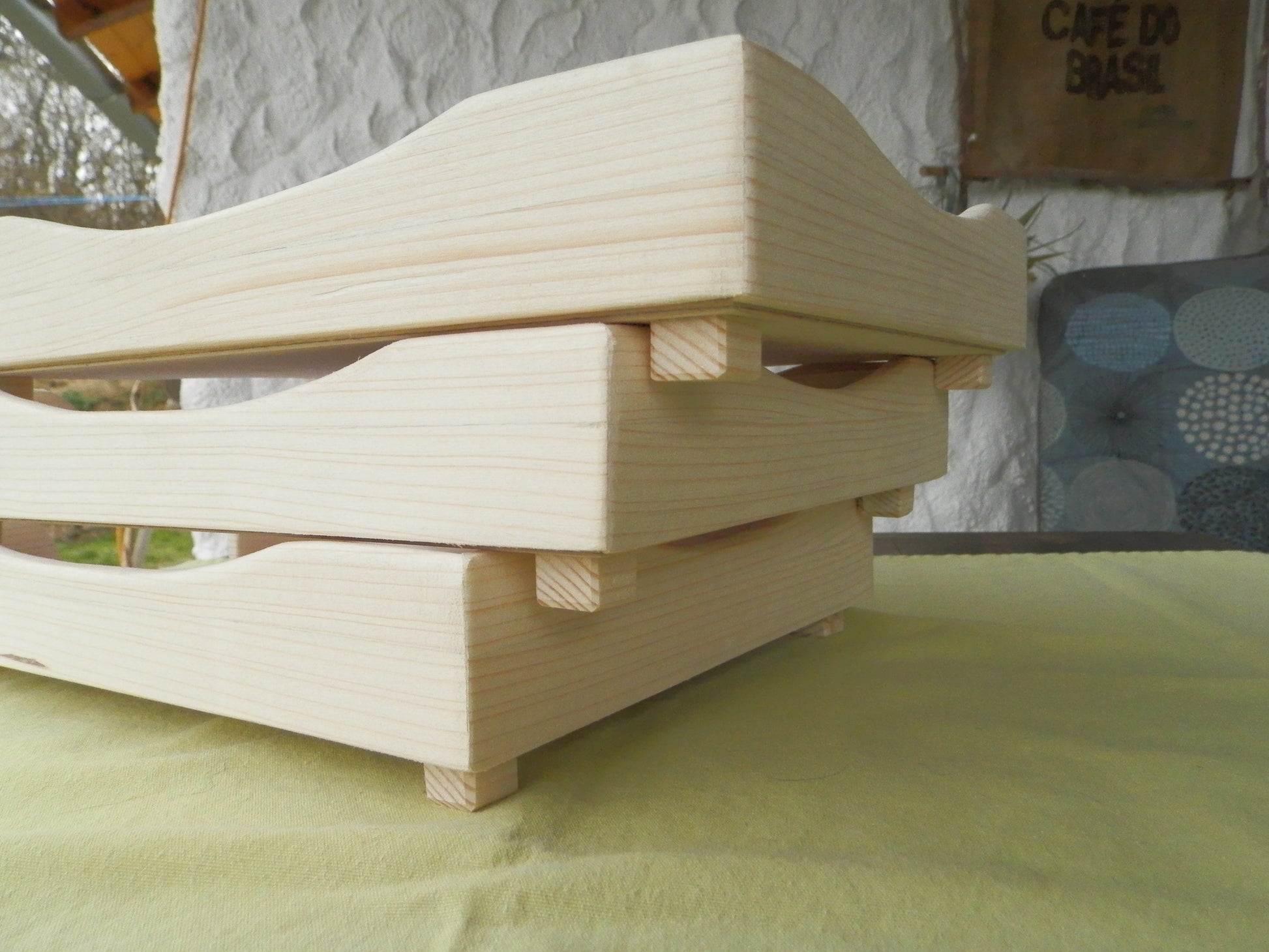 Schreibtischablagen Briefkorb Briefablage Handarbeit aus altem Nadelholz  upcycling - BalkanwoodDesign Handmade