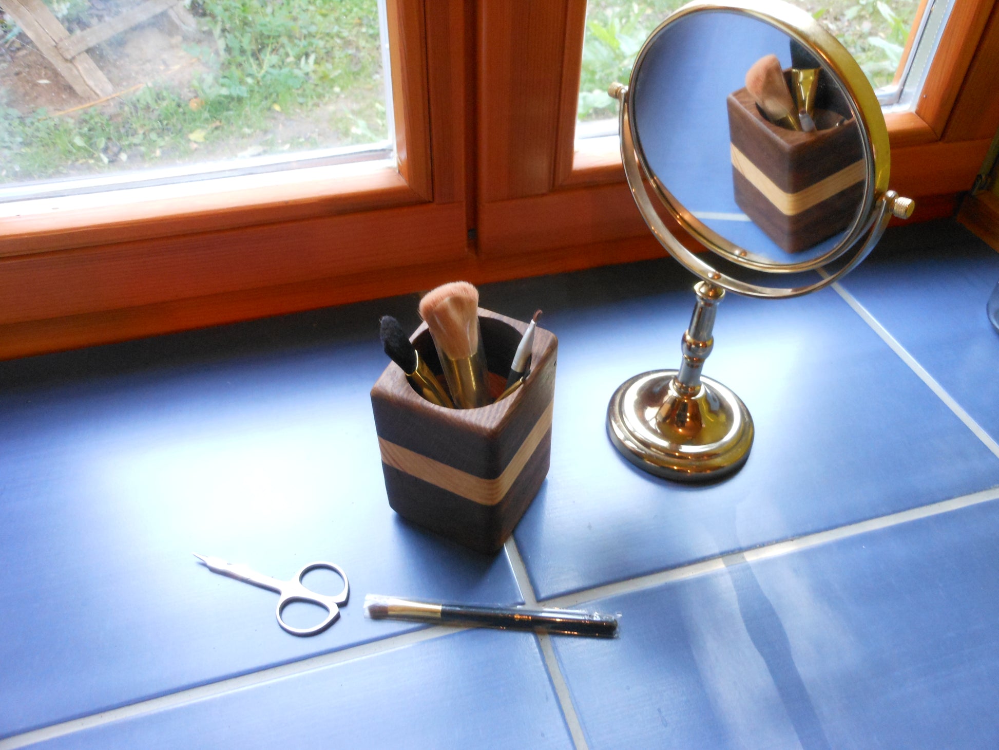 Stifthalter Penholder Holzbecher Eichenholz Handarbeit - BalkanwoodDesign Handmade